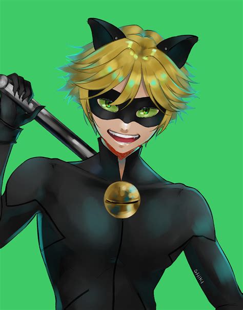 cat noir fanart|cat noir full body.